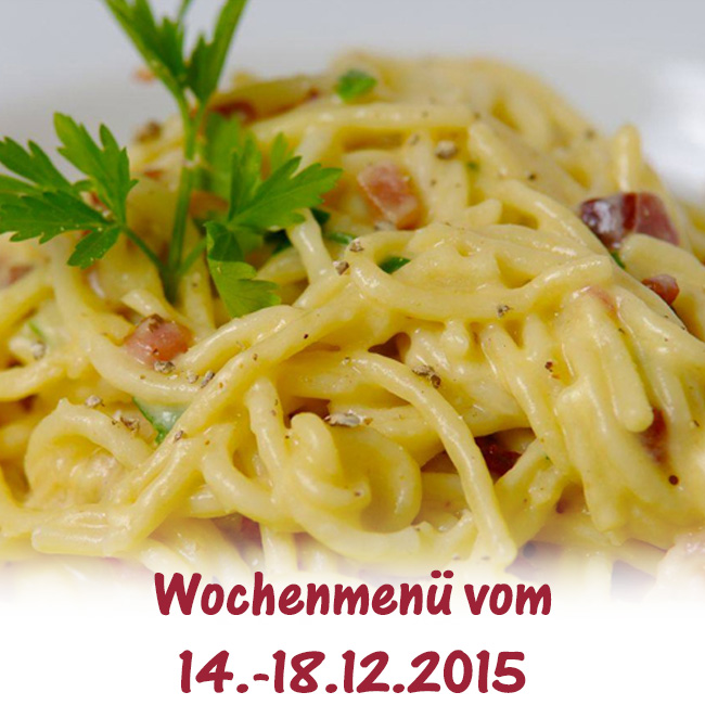 Brühlkantine Chemnitz - Speiseplan für die 50. KW (14.-18.12.) 2015 der Brühlkantine in Chemnitz