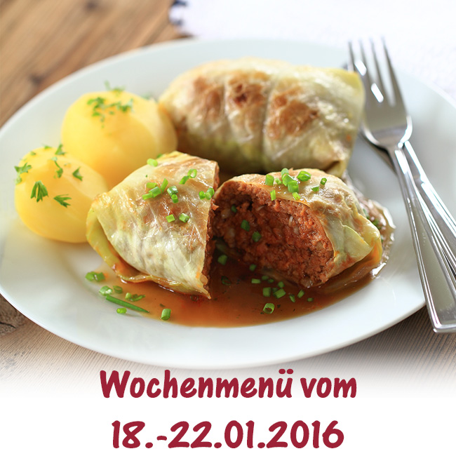 Brühlkantine Chemnitz - Speiseplan für die 04. KW (18.-22.01.) 2016 der Brühlkantine in Chemnitz